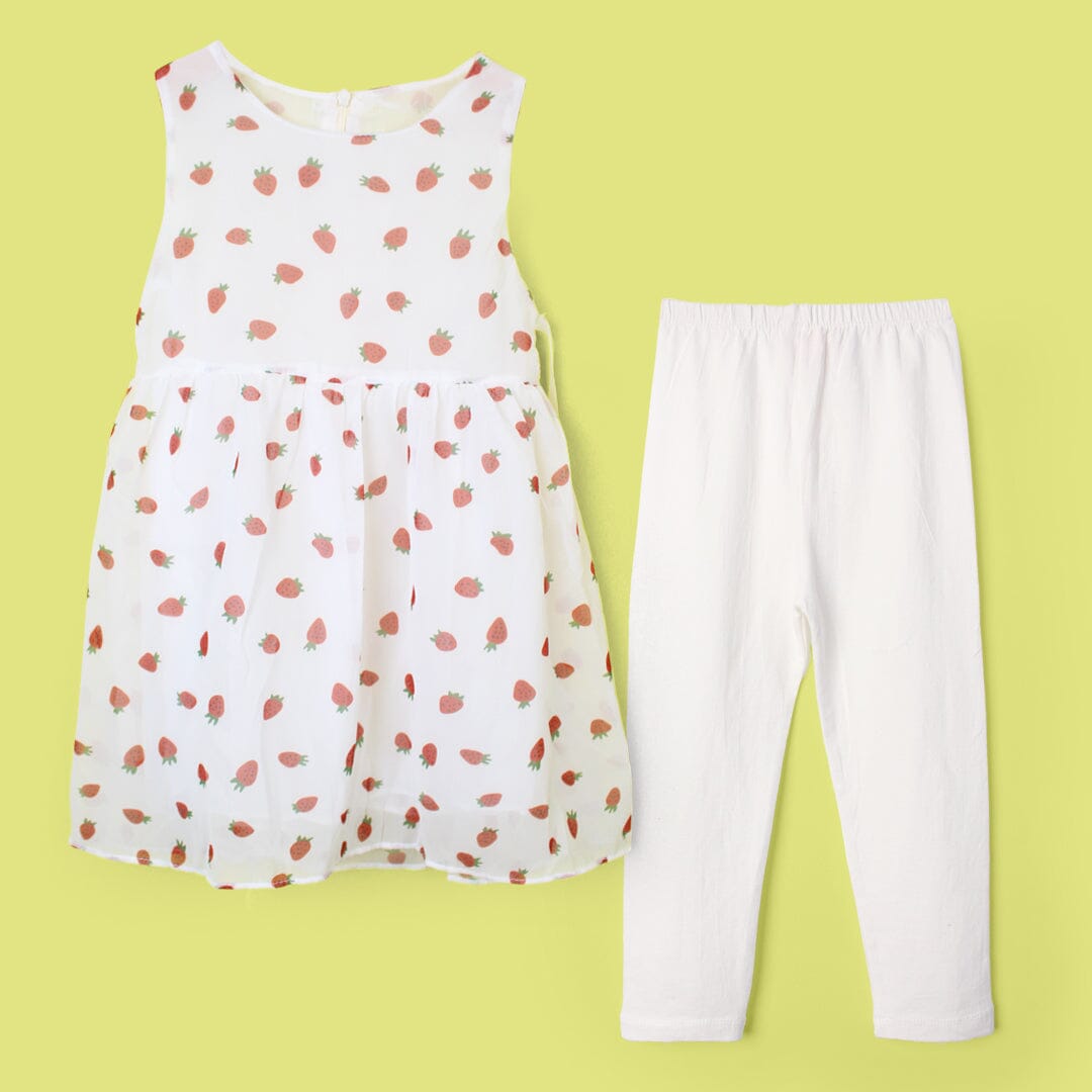 Refined White Themed Girls Frock Set Frock Iluvlittlepeople 2-3 Years White Summer