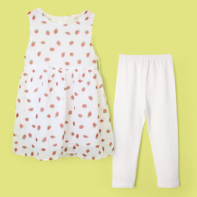 Refined White Themed Girls Frock Set Frock Iluvlittlepeople 2-3 Years White Summer