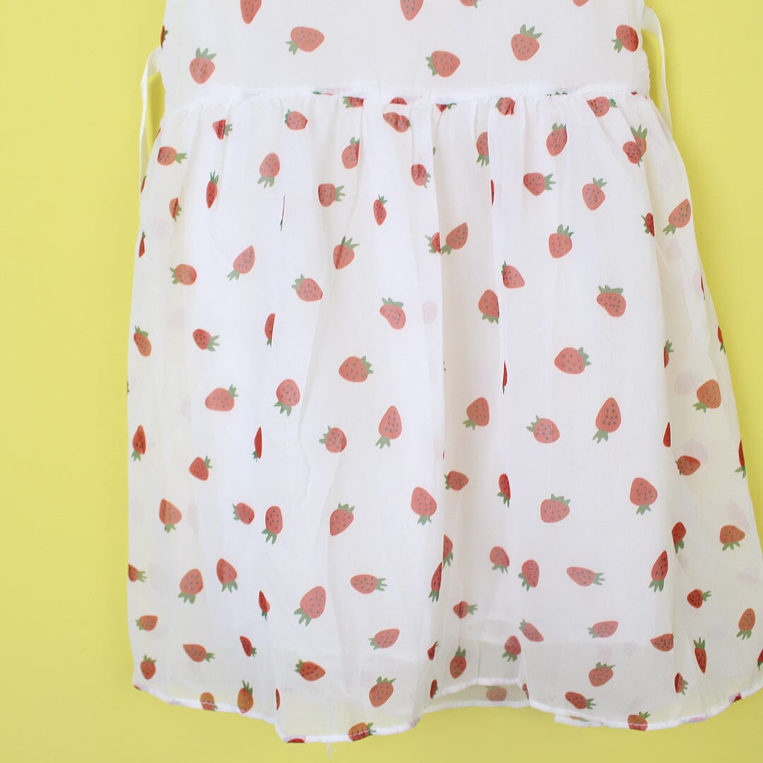 Refined White Themed Girls Frock Set Frock Iluvlittlepeople 