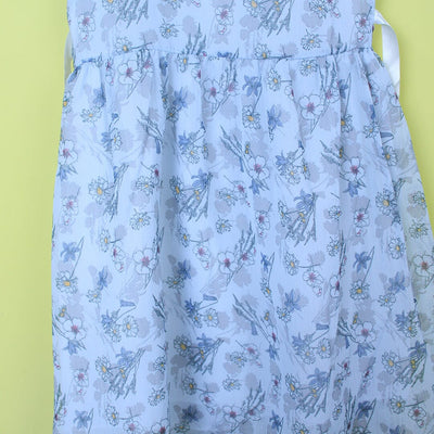 Inspired Blue Themed Girls Frock Set Frock Iluvlittlepeople 