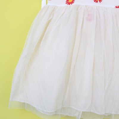 Polished White Themed Girls Frock Set Frock Iluvlittlepeople 