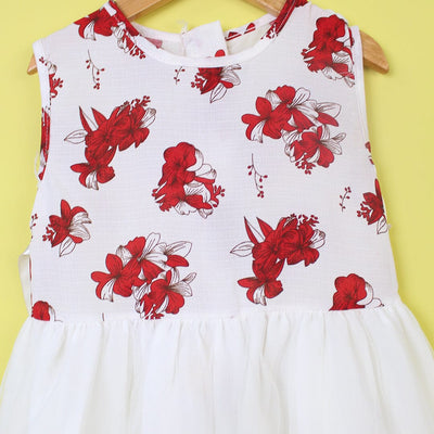 Classic White Themed Girls Frock Set Frock Iluvlittlepeople 