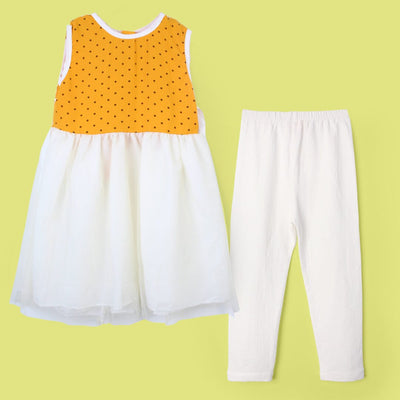 Sober Orange Themed Girls Frock Set Frock Iluvlittlepeople 2-3 Years Orange Summer