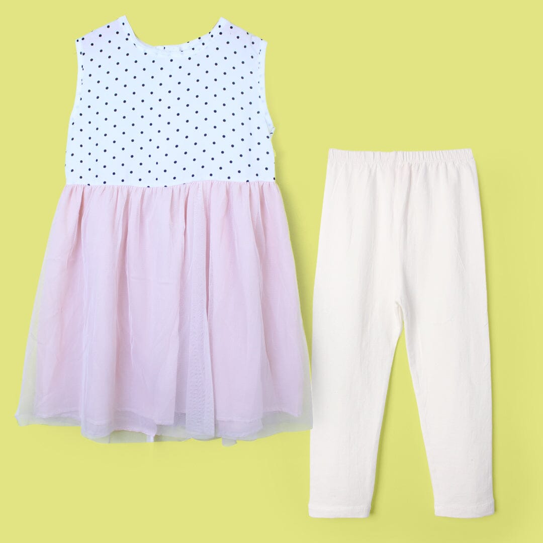 Polished White Themed Girls Frock Set Frock Iluvlittlepeople 2-3 Years White Summer