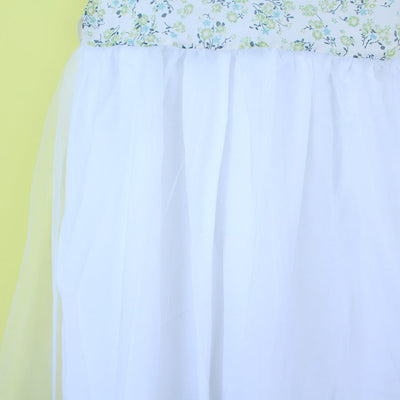Stylish Creamy White Themed Girls Frock Set Frock Iluvlittlepeople 