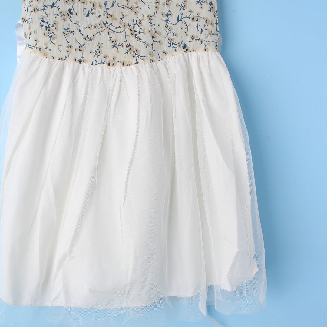 Stylish Beige Themed Girls Frock Set Frock Iluvlittlepeople 