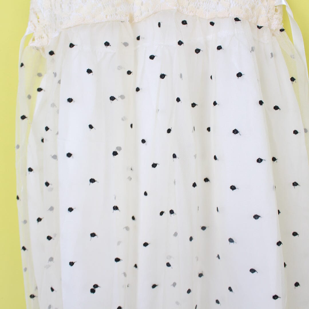 Refined White Themed Girls Frock Set Frock Iluvlittlepeople 