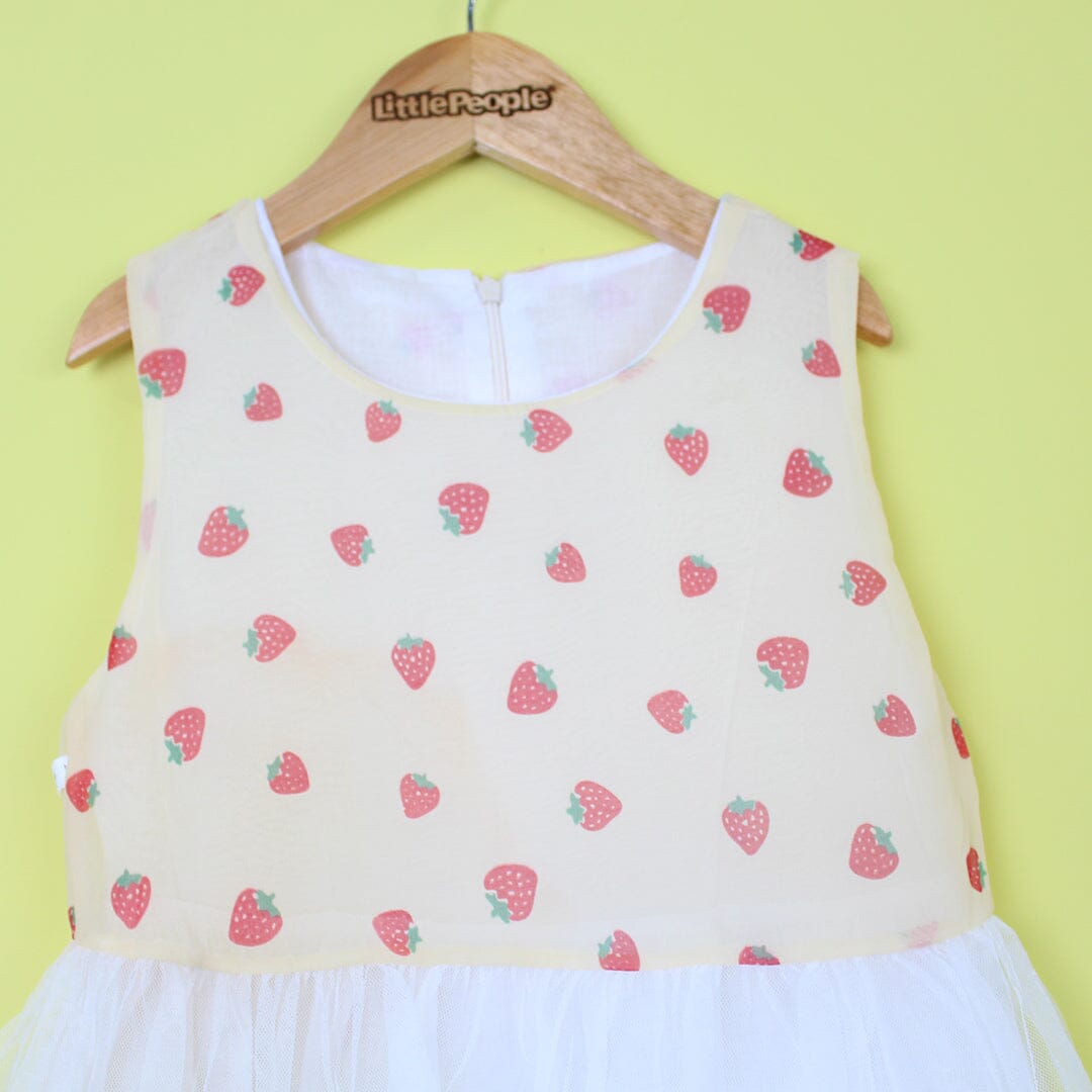 Polished White Themed Girls Frock Set Frock Iluvlittlepeople 
