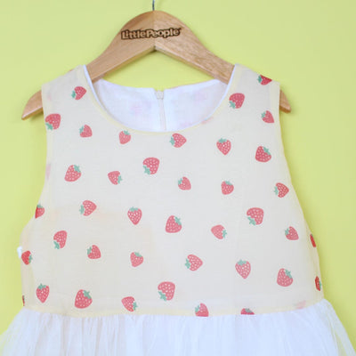 Polished White Themed Girls Frock Set Frock Iluvlittlepeople 