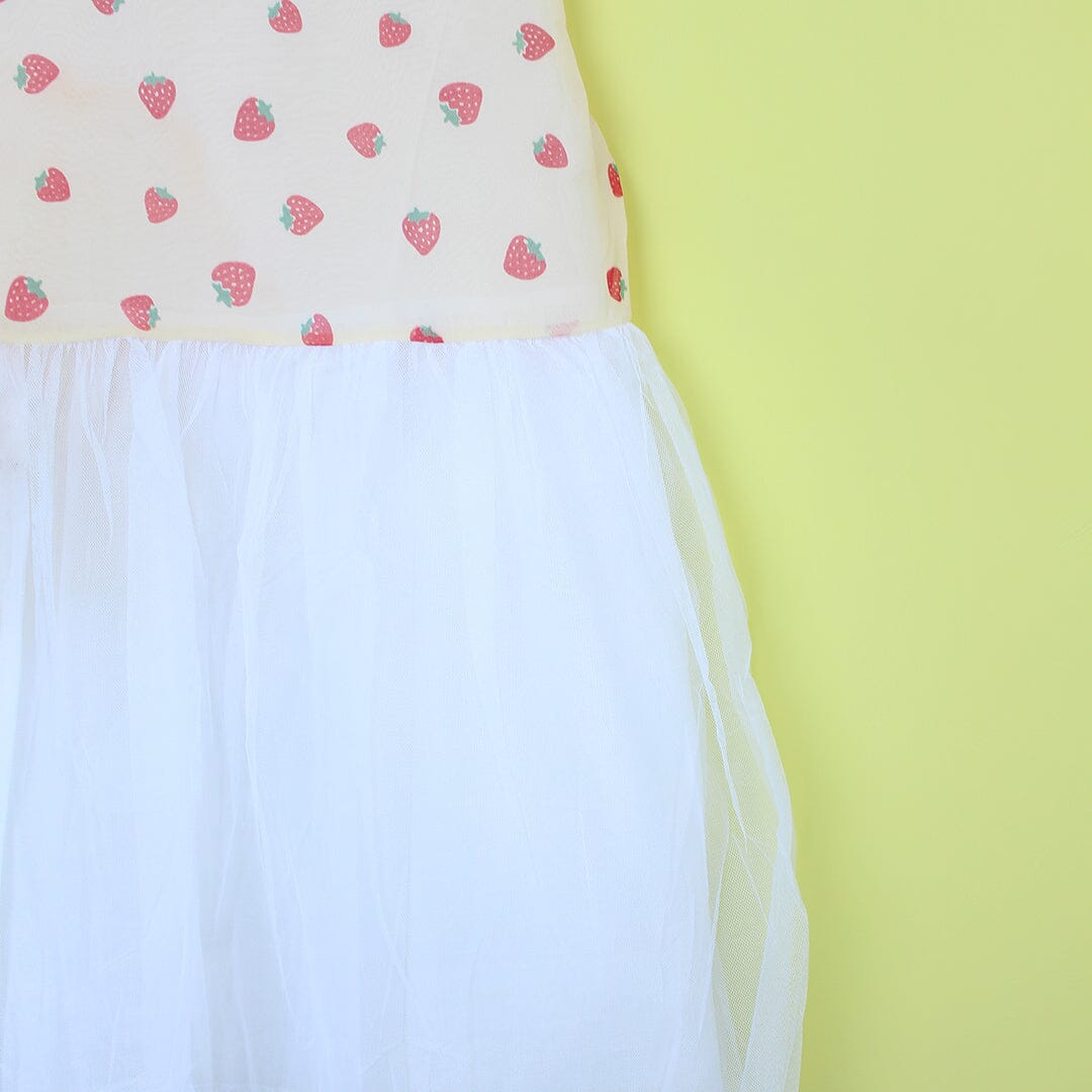 Polished White Themed Girls Frock Set Frock Iluvlittlepeople 