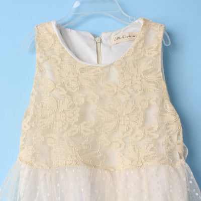 Classic White Themed Girls Frock Set Frock Iluvlittlepeople 