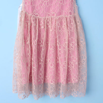 Decent Peach Themed Girls Frock Set Frock Iluvlittlepeople 