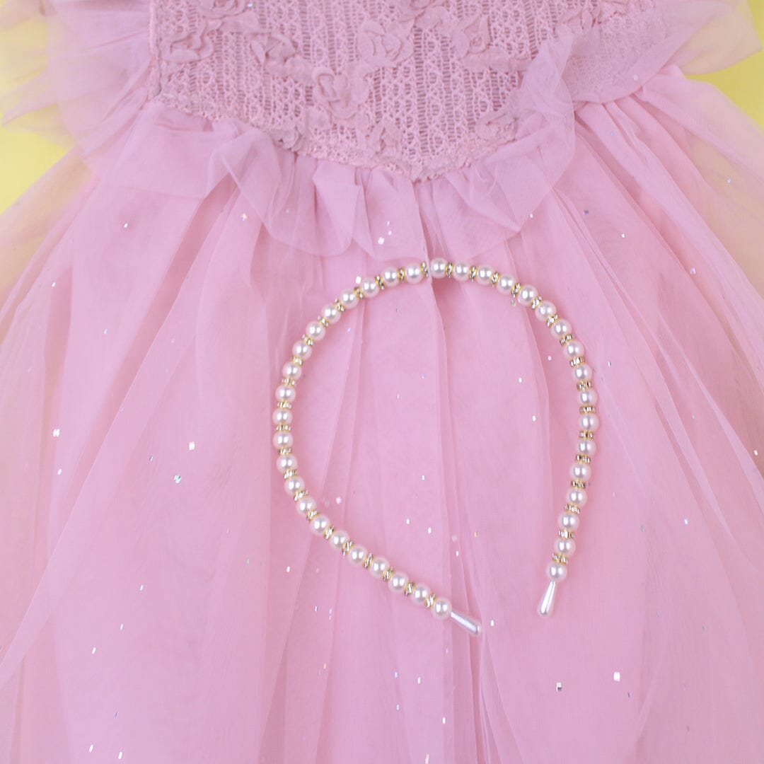 Delighted Pink Little Girl Frock Frock Iluvlittlepeople 