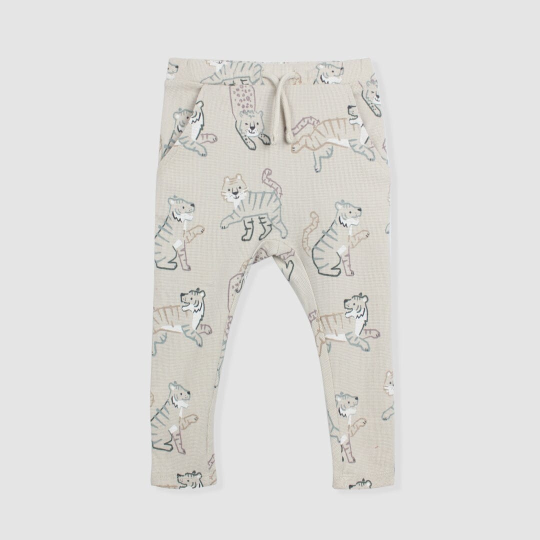 Stylish Beige Themed Kids Trouser Trouser Iluvlittlepeople 0-3 Months Beige Winter