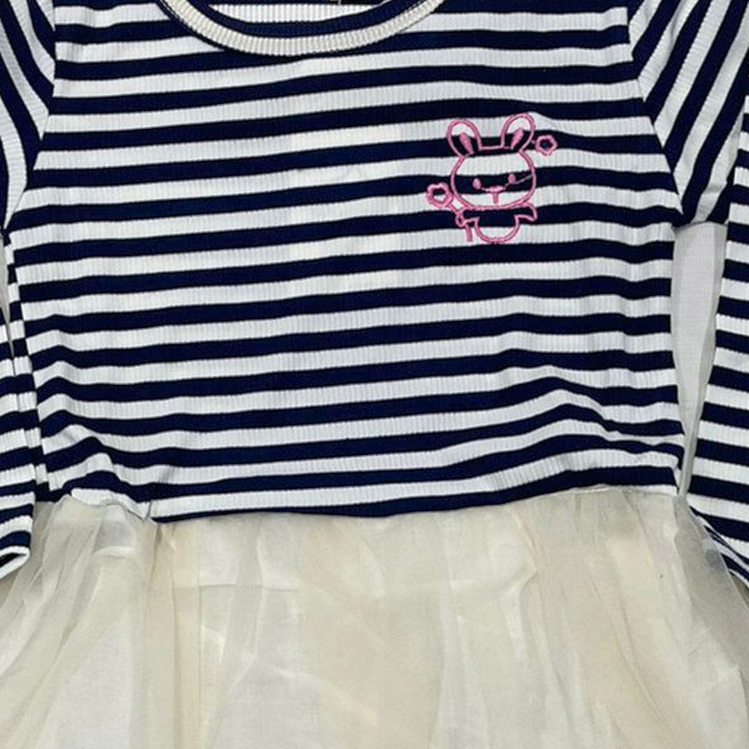Azure Blue Themed Little Girl Frock Frock Iluvlittlepeople 
