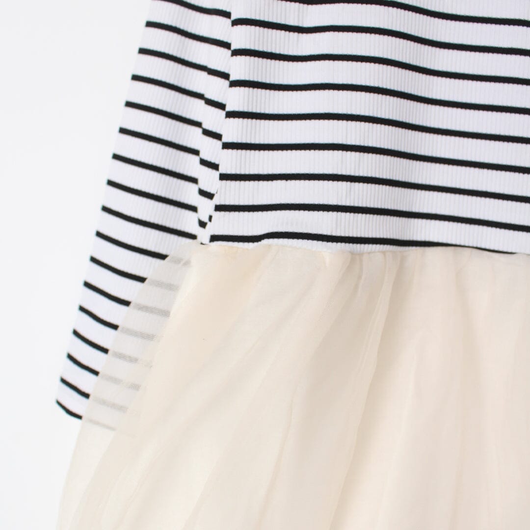 Inspire White Themed Little Girl Frock Frock Iluvlittlepeople 