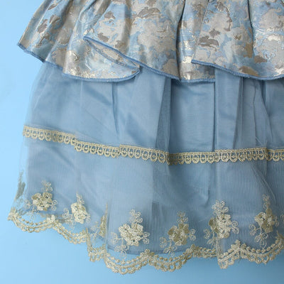 Delicious Blue Little Girl Frock Frock Iluvlittlepeople 