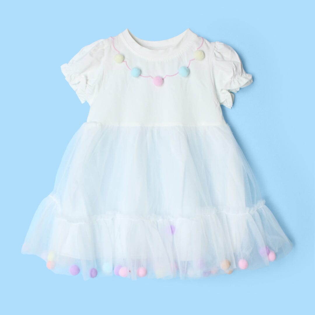 Decent Off White Little Girl Frock Frock Iluvlittlepeople 12-18 Months Off White Summer