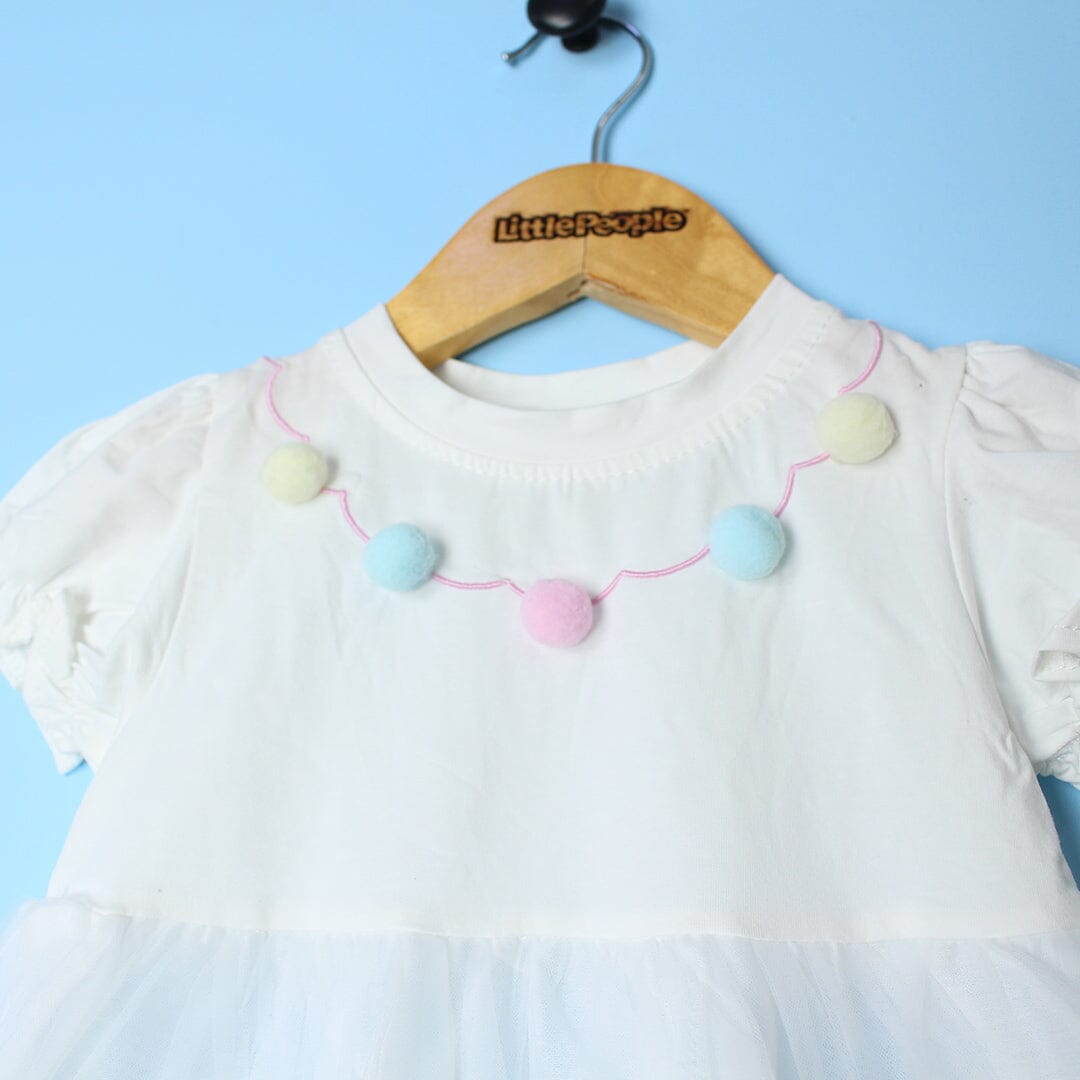 Decent Off White Little Girl Frock Frock Iluvlittlepeople 