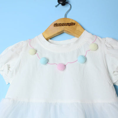 Decent Off White Little Girl Frock Frock Iluvlittlepeople 