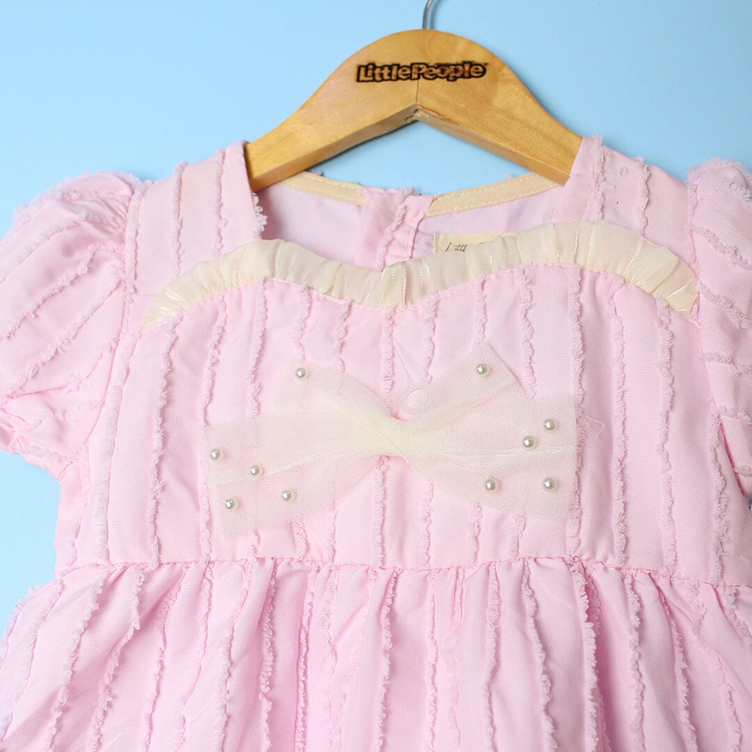 Elegant Pink Little Girl Frock Frock Iluvlittlepeople 