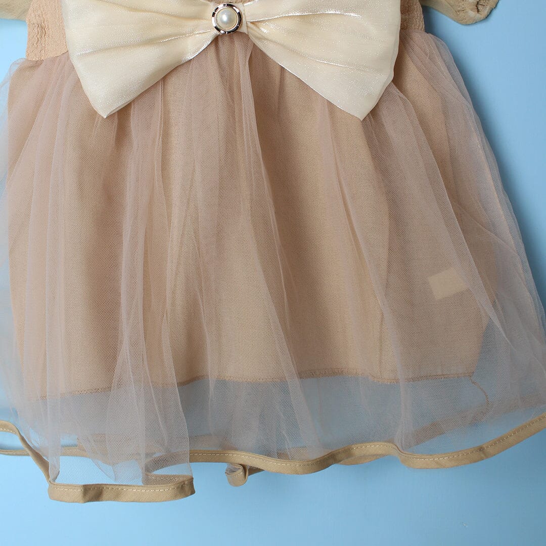 Modern Peach Little Girl Frock Frock Iluvlittlepeople 