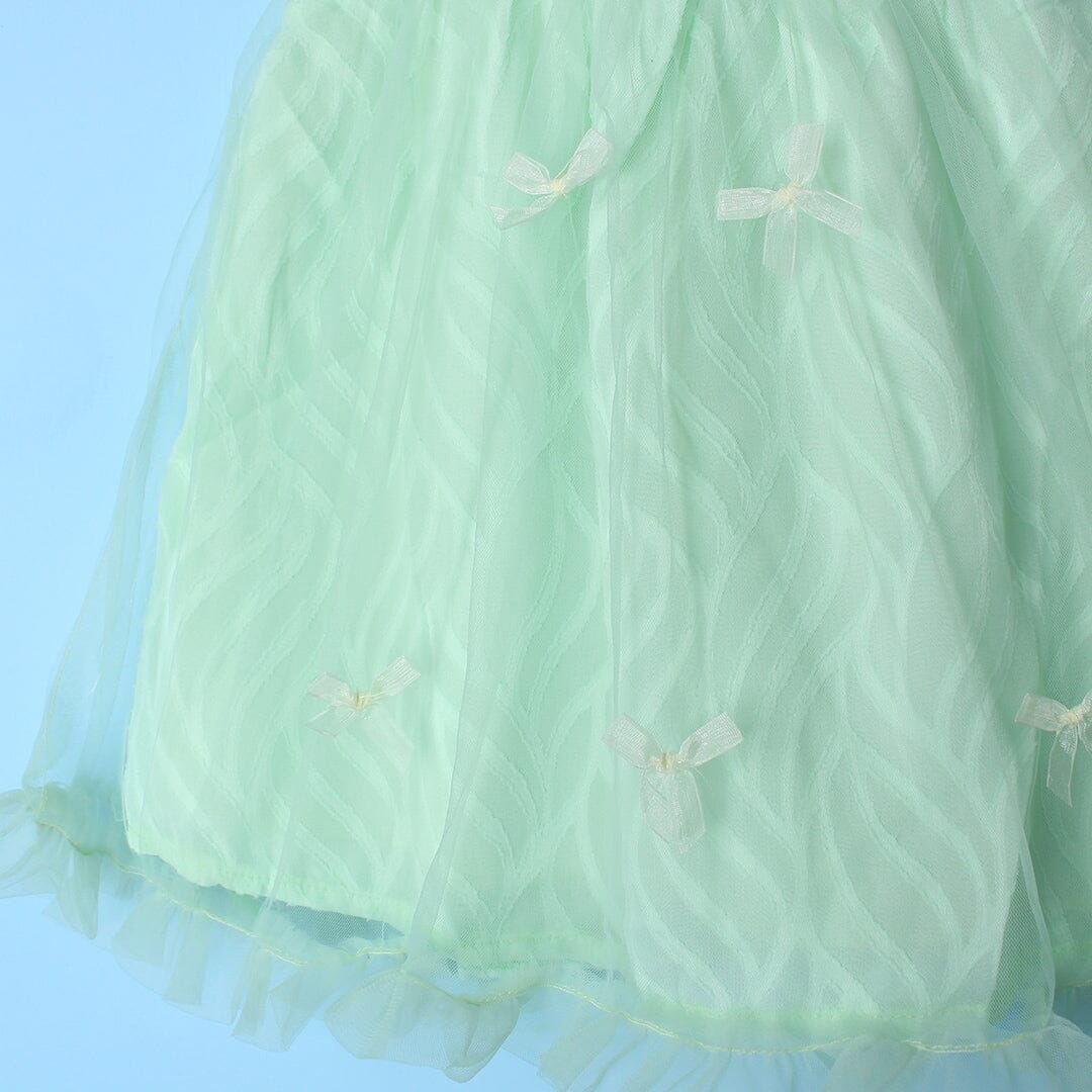 Elegant Green Little Girl Frock Frock Iluvlittlepeople 