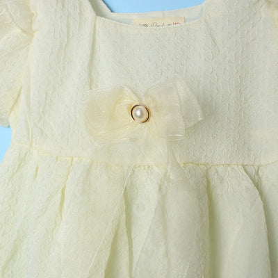 Stylish Off White Little Girl Frock Frock Iluvlittlepeople 