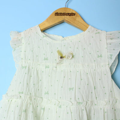 Decent Off White Little Girl Frock Frock Iluvlittlepeople 