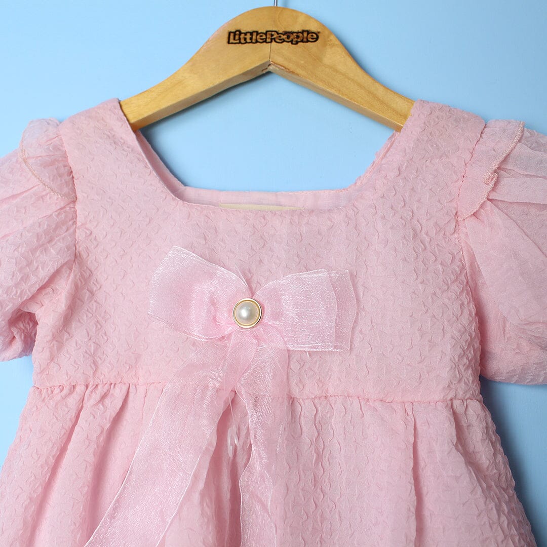 Elegant Pink Little Girl Frock Frock Iluvlittlepeople 