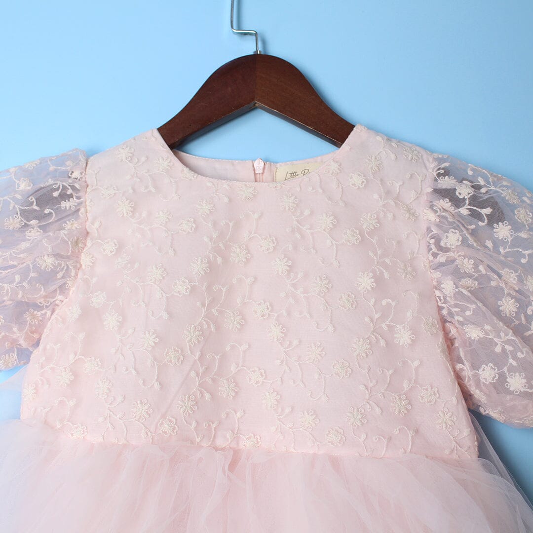 Stylish Pink Little Girl Frock Frock Iluvlittlepeople 