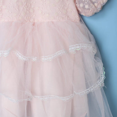 Stylish Pink Little Girl Frock Frock Iluvlittlepeople 