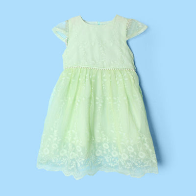 Fancy Dream Aqua Little Girl Frock Frock Iluvlittlepeople 4-5 Years Aqua Summer