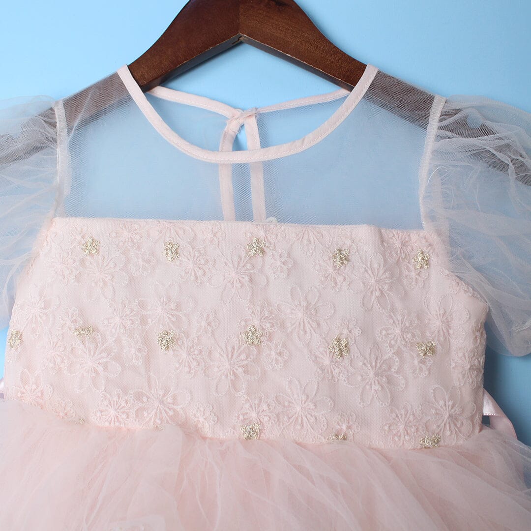 Elegant Pink Little Girl Dream Frock Frock Iluvlittlepeople 