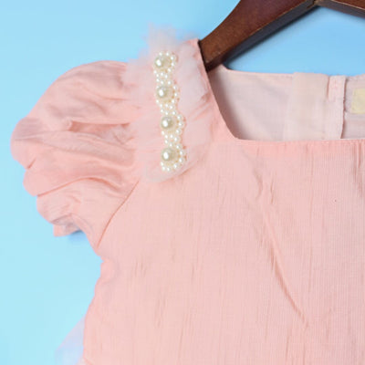 Modern Peach Little Girl Dream Frock Frock Iluvlittlepeople 