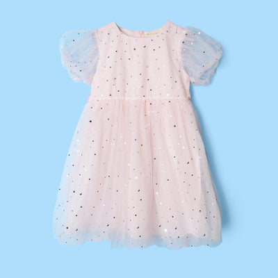 Stylish Pink Little Girl Dream Frock Frock Iluvlittlepeople 3-4 Years Pink Summer