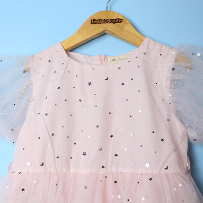 Stylish Pink Little Girl Dream Frock Frock Iluvlittlepeople 