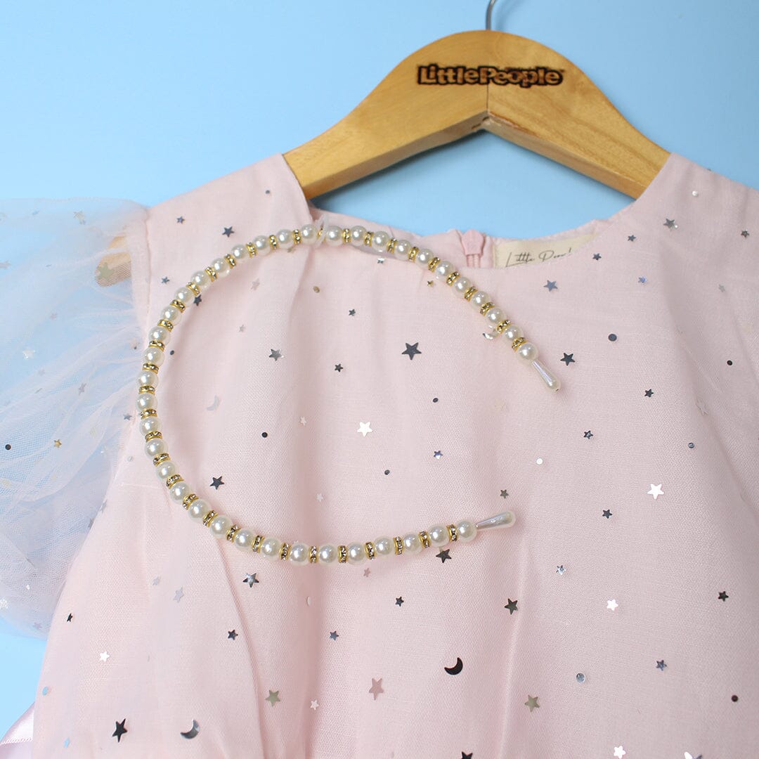 Stylish Pink Little Girl Dream Frock Frock Iluvlittlepeople 