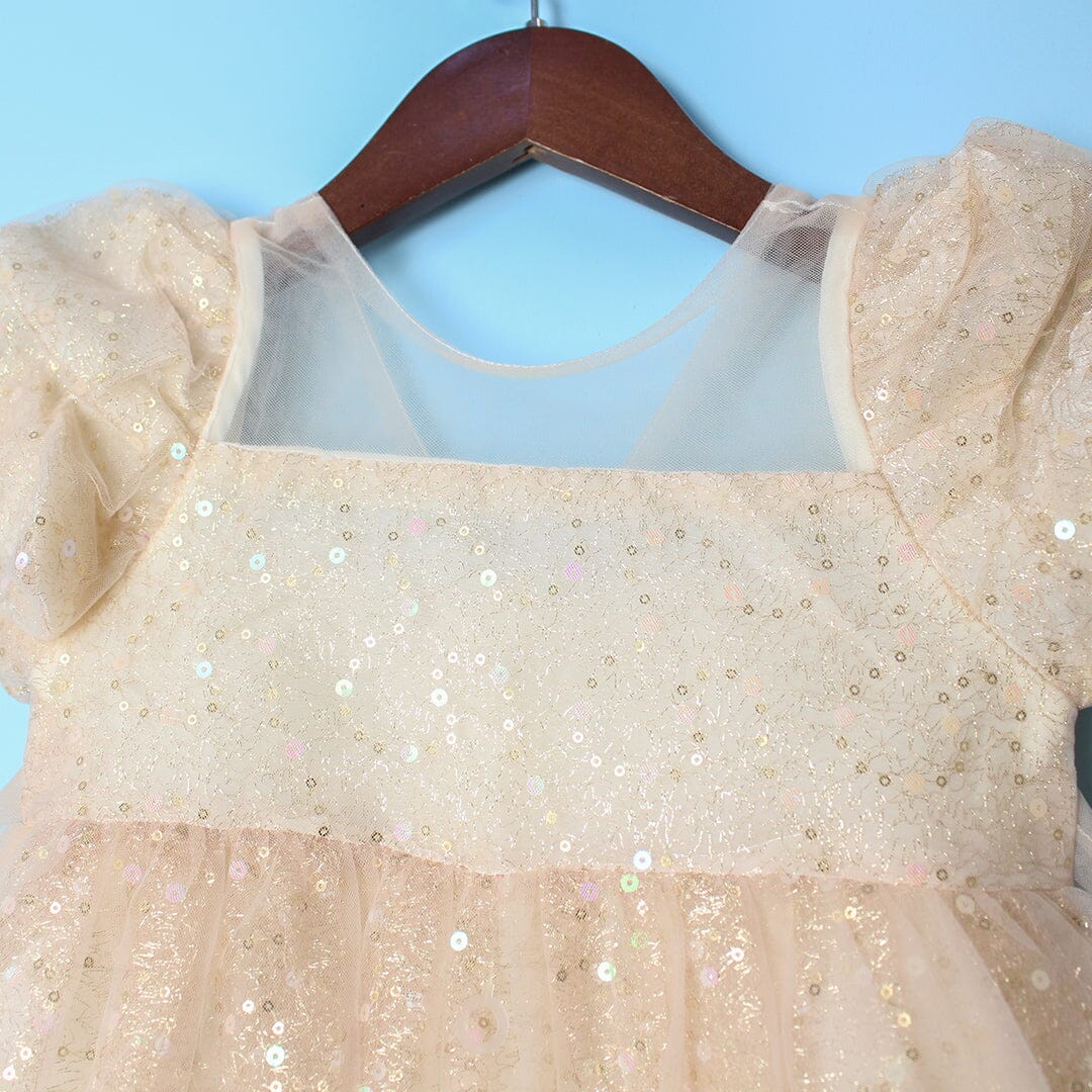 Fancy Peach Little Girl Dream Frock Frock Iluvlittlepeople 