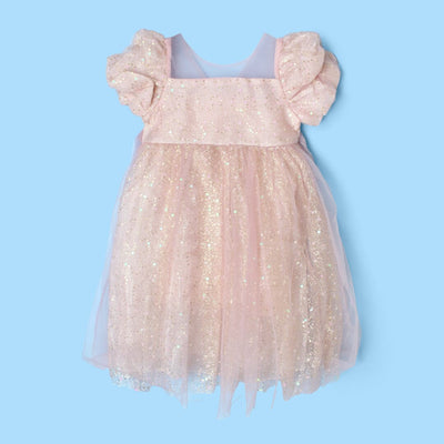 Fancy Pink Little Girl Dream Frock Frock Iluvlittlepeople 4-5 Years Pink Summer