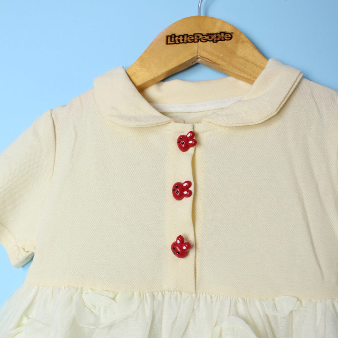 Decent Off White Little Girl Frock Frock Iluvlittlepeople 