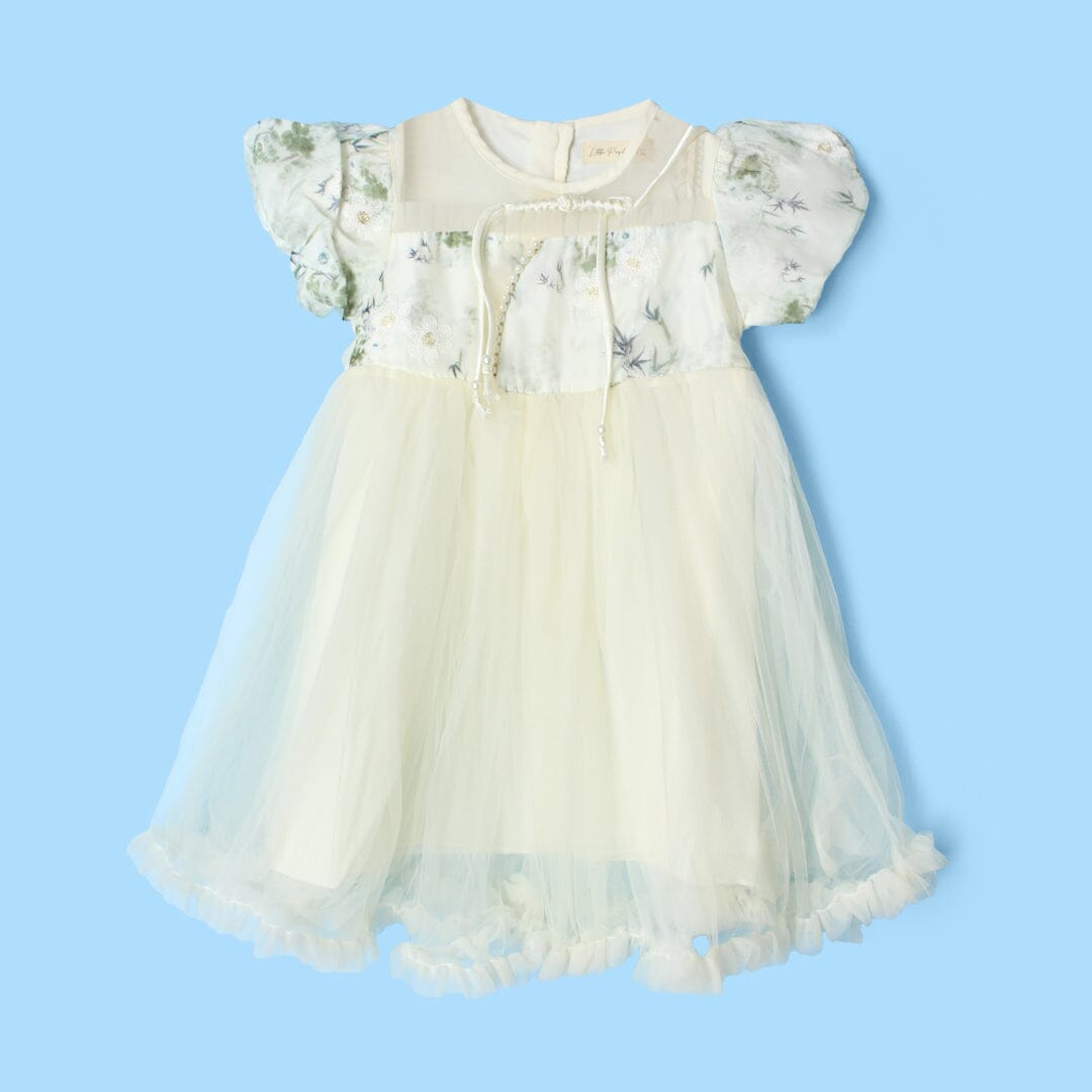 Stylish Off White Little Girl Dream Frock Frock Iluvlittlepeople 2-3 Years Off White Summer