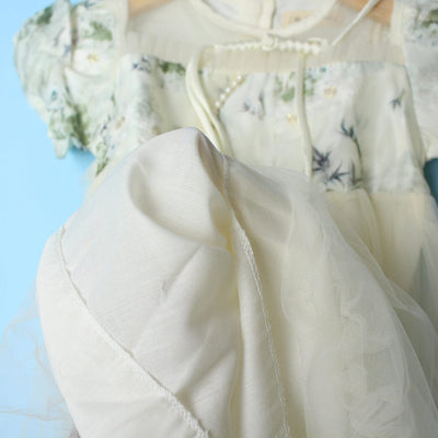 Stylish Off White Little Girl Dream Frock Frock Iluvlittlepeople 