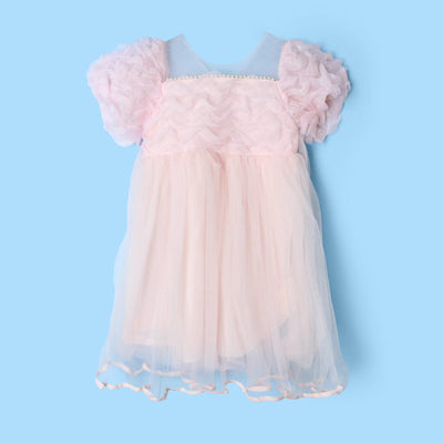 Fancy Pink Little Girl Dream Frock Frock Iluvlittlepeople 3-4 Years Pink Summer