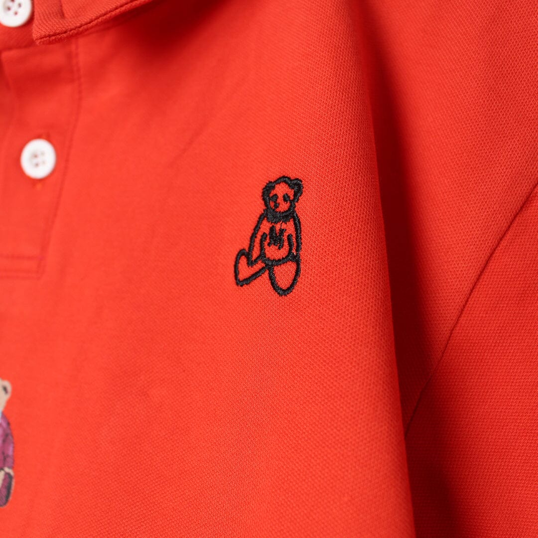 Dashing Red Themed Boys Polo Shirt Polo Shirt Iluvlittlepeople 