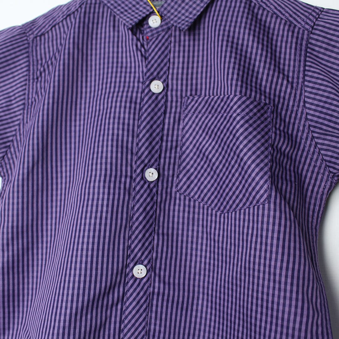 Fantastic Purple Themed Stylish Boys Casual Shirt Casual Shirt Iluvlittlepeople 