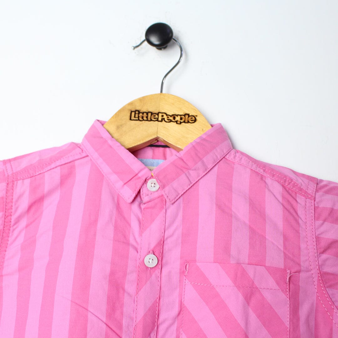 Delighted Pink Themed Stylish Boys Casual Shirt Casual Shirt Iluvlittlepeople 