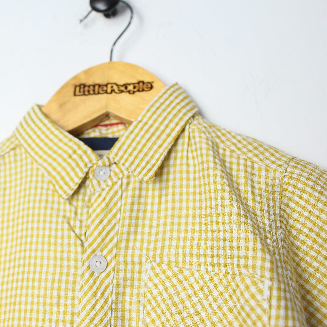 Delighted Yellow Themed Stylish Boys Casual Shirt Casual Shirt Iluvlittlepeople 