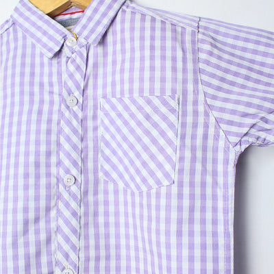 Fantastic Purple Themed Stylish Boys Casual Shirt Casual Shirt Iluvlittlepeople 