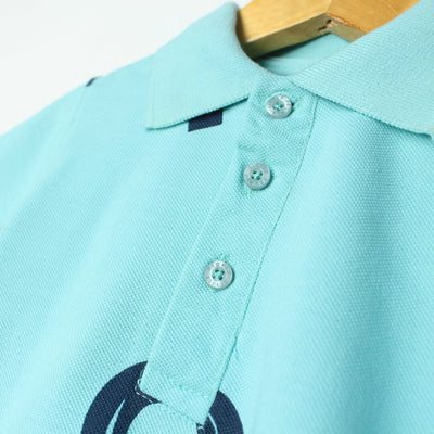 Fancy Blue Themed Boys Polo Shirt Polo Shirt Iluvlittlepeople 